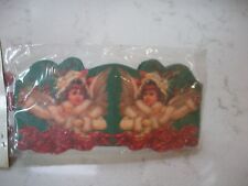 vintage angel Christmas paper garland Victorian style new in package Taiwan picture