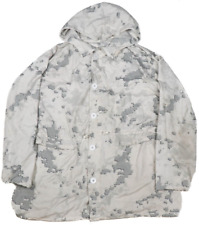 DAMAGED Medium Long Snow Marpat Parka Cover Extreme Cold Experimental US White picture