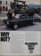 1981 VW Volkswagen Pickup Truck Ad (Black) picture