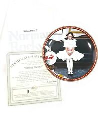 Bradford Exchange Norman Rockwell Sitting Pretty Collectors Plate Great Conditio picture