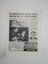 Magazine Ad* - 1937 - Hamilton Watches picture