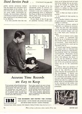 1948 IBM TIME CLOCK AD picture