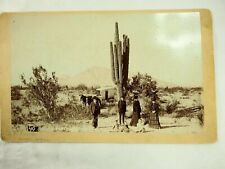 Scarce J.P. Rhodes 19th Cent Cabinet Card Photo 4 miles West of Downtown Phoenix picture