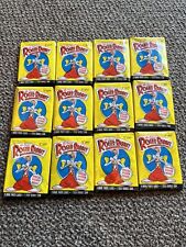 (12) X 1987 Topps Who Framed Roger Rabbit Movie Cards Sealed Wax Packs Lot picture
