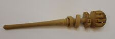 Vintage Two Ring Molinillo Mexican Whisk Hand Carved  Wood Hot Chocolate Frother picture