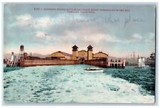 1909 Southern Pacific Broad Guage Ferry Terminal Oakland California CA Postcard picture