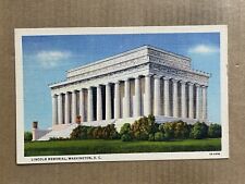 Postcard Washington DC Lincoln Memorial Vintage PC picture