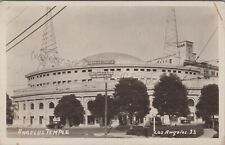 Los Angeles, CA: Angelus Temple, RPPC - 1928 California Real Photo Postcard picture