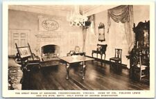 Postcard - The Great Room at Kenmore, Fredericksburg, Virginia, USA picture