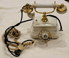 Antique AB Ericsson &Co Cradle Phone Stockholm Sweden 1895 Porcelain Center Dial picture