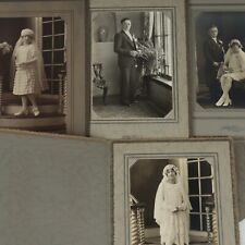Lot of Four 4 Vintage Edward Fox Studio 1920s Portrait Photographs Communion picture