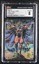 1993 Magneto H-2 X-Men Series 2 (1993 SkyBox) Holithogram, CGC Graded 8.5 Mint+ picture