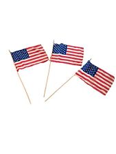 Lot Of 3 Vintage USA Parade Flags picture