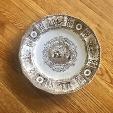 Cunard Boston Mails China Dinner Plate / Ladies Cabin / 1840s picture