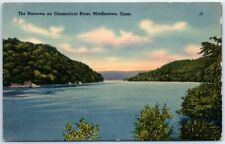 Postcard - The Narrows on Connecticut River, Middletown, Connecticut, USA picture