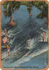 Metal Sign - Florida Postcard - Neptune's daughters, Cypress Gardens, Florida picture