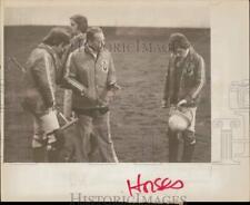 1980 Press Photo Canadian Team Coach gives Pep Talk at Ox Ridge Country Club picture