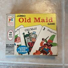 Vintage 1968 Milton Bradley Old Maid Game Jumbo Size Cards picture