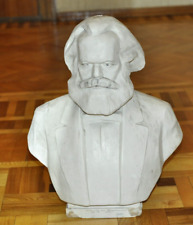 Vintage BUST Sculpture Karl Marx Communist leader soviet  USSR picture