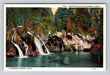 Glenwood Springs CO-Colorado, Hanging Lake, Glenwood Canon, Vintage Postcard picture