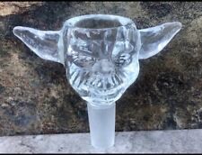 14MM Clear Thick Quality Glass Yoda Water Bong Head Piece Bowl Holder picture