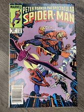 Spectacular Spider-Man #85, Early Hobgoblin. Black Cat Appearance 1983 Marvel picture