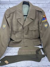 U.S. Army 9th Infantry Division Specialist 4 1950s Ike Jacket - 34R picture