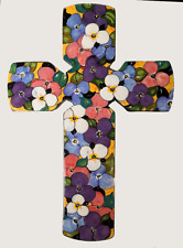 PORCELAIN CROSS by LAURA MOSTAGHEL 