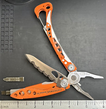 Leatherman Skeletool RX Multitool Rescue Orange Serrated 154CM Knife W/Punch picture