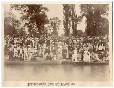 England, Ditton Paddock, Cambridge, May Races, photo. Messrs Stearn Vintage Album picture