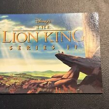 Jb3c Disney, The Lion King Skybox, 1994 Title Header Card Series 2 picture