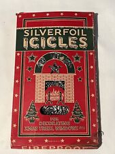 3 Boxes Antique Vintage Real Lead Silver Icicles Christmas Tinsel picture