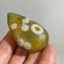 36g natural Bonsai Suiseki-Natural Gobi Agate Eyes Stone-Rare Stunning Viewing picture