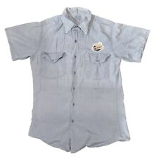 VINTAGE Falstaff Beer Short Sleeve Button Up Delivery Shirt picture