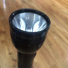 Vintage 19 1/2 Inch Steel Mag-Lite Flashlight Made in USA Black Ontario CA picture