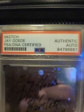 Jay Goede Sketch Mewtwo PSA/DNA AUTOGRAPH picture