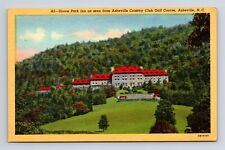 c1940 Grove Park Inn From Asheville Country Club North Carolina NC Postcard picture