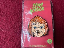 BAM BOX HORROR EXCLUSIVE CHILD'S PLAY CHUCKY ENAMEL PIN LIMITED EDITION /250 picture
