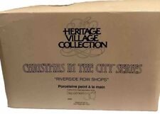 Dept 56 Heritage Village Collection Riverside Row Shops 58888 picture
