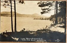 Rochester Pine Bluff Lake Memphremagog Vermont Richardson Real Photo Postcard picture