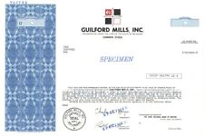 Guilford Mills, Inc. - Specimen Stock Certificate - Guilford County, North Carol picture