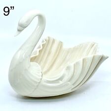 Lenox Vintage 1900’s White Bone China Swan Bowl Planter Dish Beautiful picture