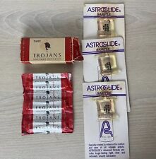 Vintage Trojans Condoms and Astrolube Samples 1970s 1980s picture