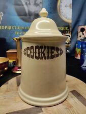 Vintage Pfaltzgraff Village Cookie Jar With Lid Stoneware USA picture