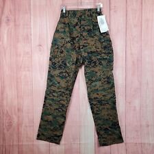 Army Camouflage Perimeter Insect Guard Pants Sz 28R Stretch Woodland NEW picture