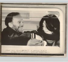 French Actors JEAN LOUIS TRINTIGNANT & ANOUK AIMEE Movie Promo 1986 Press Photo picture