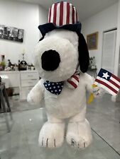 Standing Snoopy Door Greeter Plush 4th of July Large 22