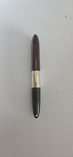 Vintage Sheaffer Triumph Fountain Pen - 1940s, Brown Striated Wide Band, 14K Nib picture