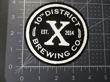 TENTH DISTRICT BREWING x 10th Massachusetts STICKER decal craft beer brewery picture