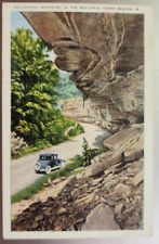 Vintage Pre-Linen Postcard Delightful Motoring in the Beautiful Ozark Region  picture